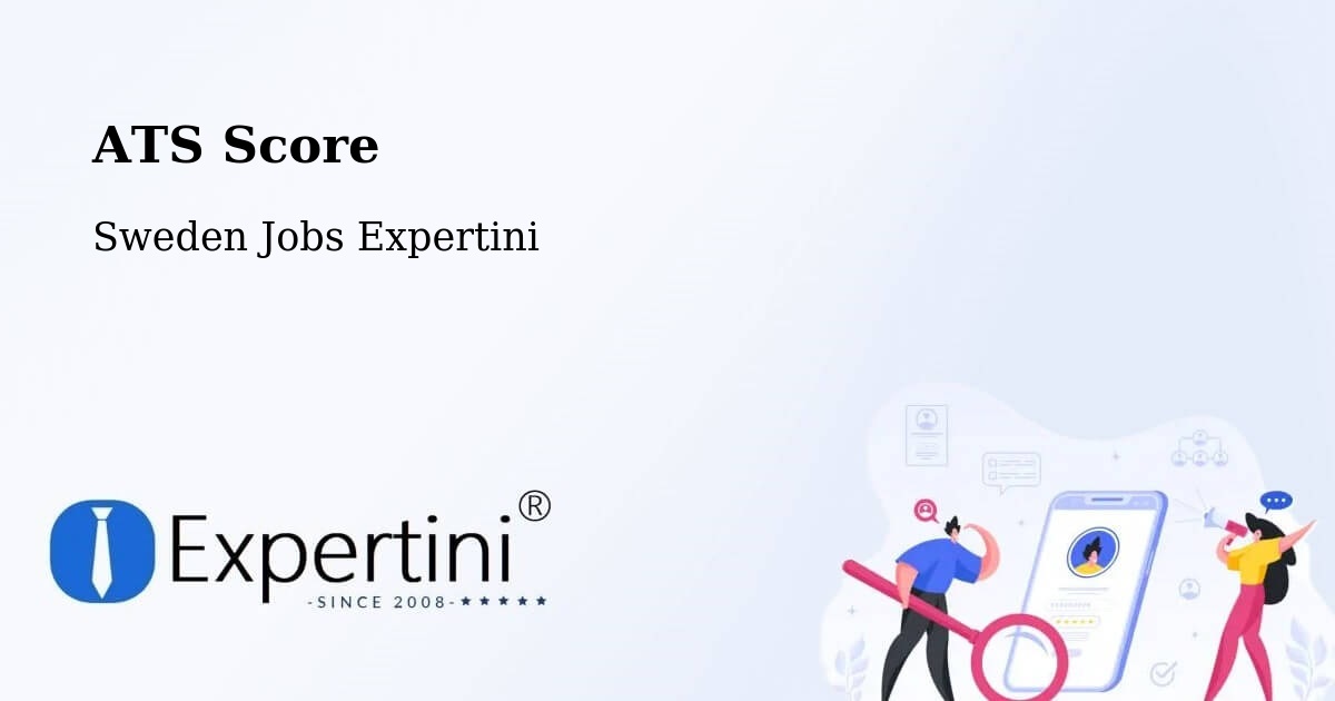 Resume ATS Score & Job Description Match Tool – Vårby - Sweden Jobs Expertini