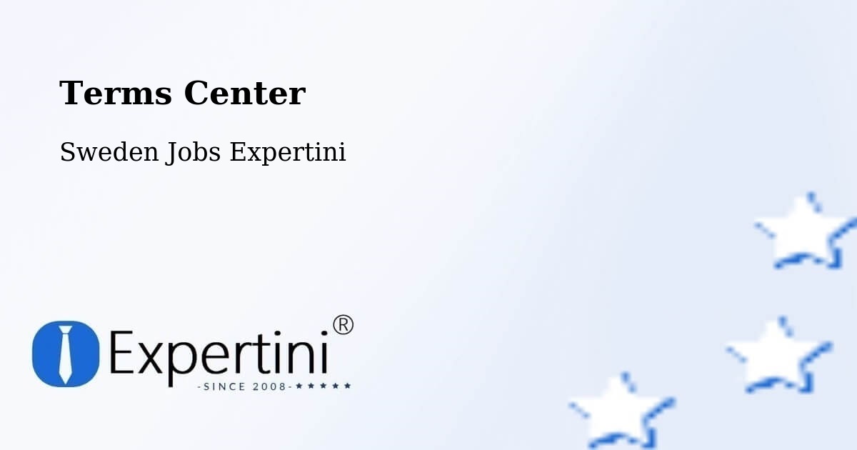 Terms of Service – Vårby - Sweden Jobs Expertini